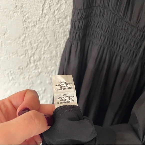 Ramy Brooke Polly Paris Sleeveless Black Studded Mini Dress - Picture 9 of 11